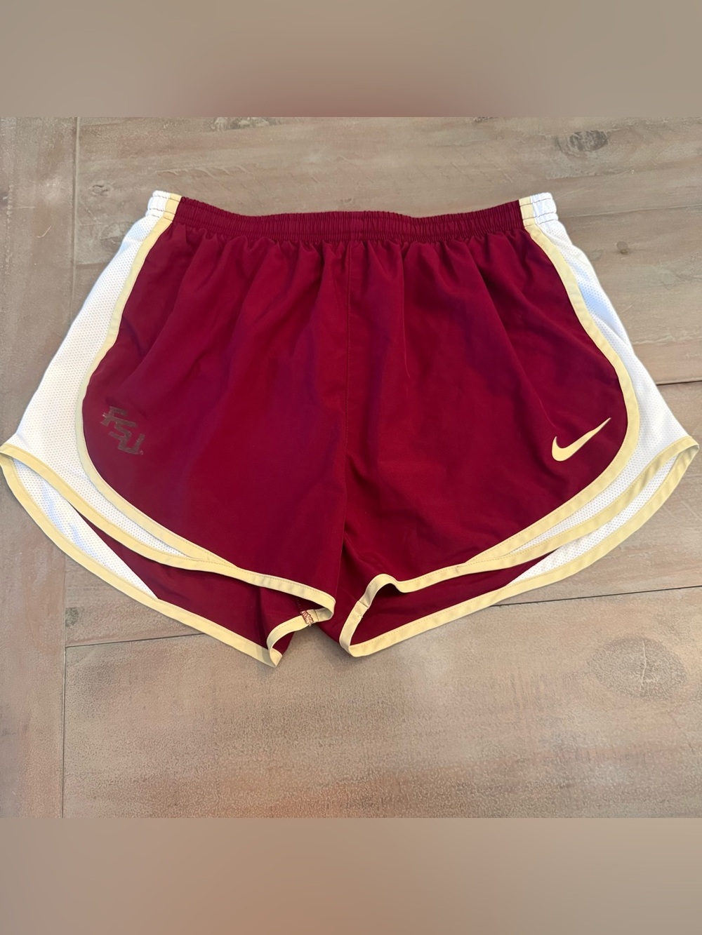 Women's Nike Florida State Seminoles Tempo Performance Shorts Size L Preowned
